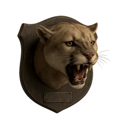Mounted Lion Head
