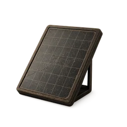 Cracked Solar Panel