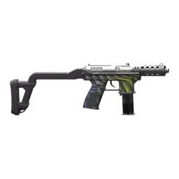 Engraved Machine Pistol